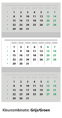 3-maandskalender-premium-grijs-groen